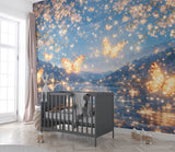 Self-Adhesive Wallpaper Glowing Butterfly Wall Mural for Kids Room