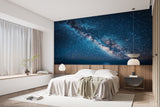 Accent Wall Non-Woven Wallpaper For Living Room, Kids Room, Bedroom | Home Decor "Milky Way Over The Sea" 🌌