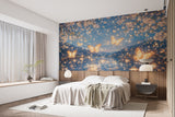Self-Adhesive Wallpaper Glowing Butterfly Wall Mural for Kids Room