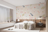 Woodland Bear Nursery Wall Mural – Cute Honey Bears Peel and Stick Wallpaper