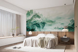 Non-Woven Wall Mural for Bedroom – Dragon Boat Festival Chinese Dragon Wandering in the Sky | Wall Print for Living Room