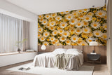Traditional Wallpaper Elegant Flower Wall Art Nature Decor