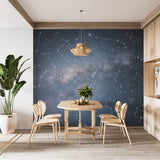 Self-Adhesive Constellation Sky Wall Mural – Starry Galaxy Wallpaper for Living Room and Bedroom Ceiling