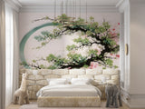 Self-Adhesive Wall Mural – Japanese Sakura Branch For relaxation area