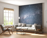 Self-Adhesive Constellation Sky Wall Mural – Starry Galaxy Wallpaper for Living Room and Bedroom Ceiling