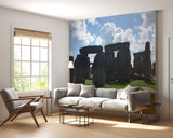 Non-Woven Wall Mural Natural Print Stonehenge Print for Office Wall Art for Living Room Spirit of Nature Design for Relaxation Area
