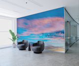 Sky Print Full-Wall Vinyl Wallpaper Peel and Stick– Art Design for Office, Living Room, or Kids' Room, Mural "Sky in Bright Tones"