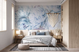Peel and Stick Wall Mural Delicate Lavender Peonies – Luxury Floral Wallpaper Living Room