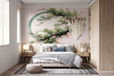 Self-Adhesive Wall Mural – Japanese Sakura Branch For relaxation area