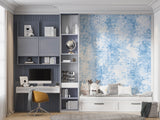 Peel and Stick Wall Mural Vintage Abstract Watercolor  for Office, Living Room