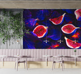 Peel and Stick Wall Mural Conceptual Fruit Art Luxury Design for Restaurant or Creative Studio