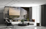 Natural Print Peel and Stick Wall Mural Waterfall View Design For Bedroom Print For Office Or Workspace Wallpaper Waterfall For Living Room