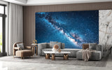 Accent Wall Non-Woven Wallpaper For Living Room, Kids Room, Bedroom | Home Decor "Milky Way Over The Sea" 🌌
