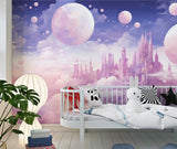 Peel and Stick Wall Mural For Kids Room "Dreamy Cloud Kingdom", Designed To Inspire Imagination And Create New Adventures