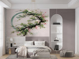 Self-Adhesive Wall Mural – Japanese Sakura Branch For relaxation area