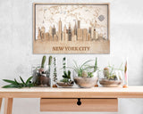 New York City Wooden Poster - Custom Home Decor