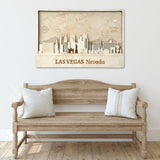 Las Vegas Wall Art Decor - Personalized Wood Decor