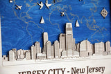 Jersey City Wooden Wall Art - Personalized Gift - Housewarming - Anniversary