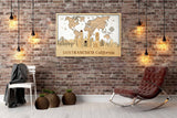 San Francisco Wood Map Wall Decor