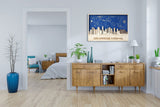 Los Angeles Wood Wall Art - Customizable World Map