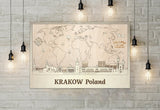 Krakow Wall Art - Personalized Wood Decor