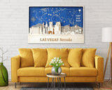 Las Vegas Wall Art Decor - Personalized Wood Decor