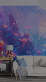 Peel & Stick Vinyl Wallpaper Kids' Room Wall Desing Mural – Fantastic Underwater World Theme
