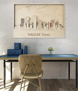  Dallas - Wooden Wall Decor