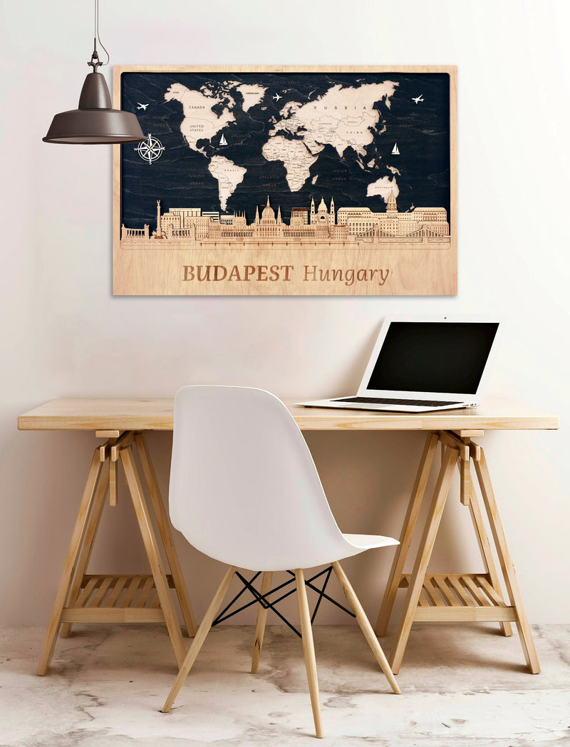 Budapest - Wooden Wall Decor