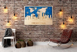  Chicago - Wooden Wall Decor