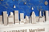 Baltimore - Wooden Wall Art Decor