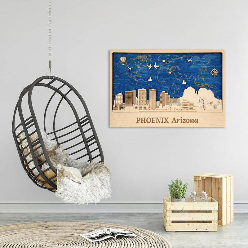 Personalized 3D Map - Phoenix Skyline