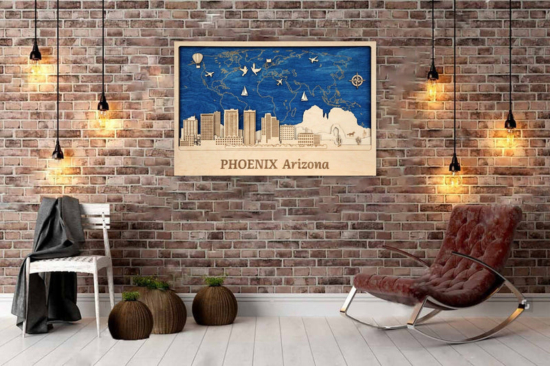 Personalized 3D Map - Phoenix Skyline