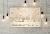 Wooden Wall Decor - Albuquerque