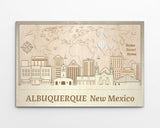 Wooden Wall Decor - Albuquerque