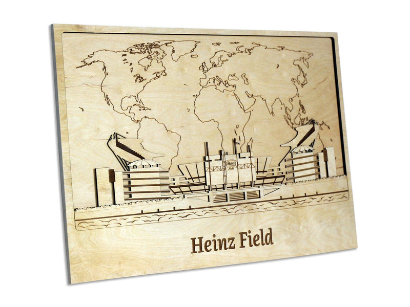  Football Field Wooden Wall Art 