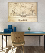  Football Field Wooden Wall Art 