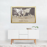  Paris Framed Wooden Decor 