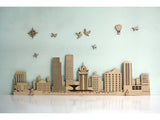  Milwaukee Skyline Wooden Wall Art Decor