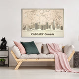 Calgary Skyline - Wooden Wall Decor