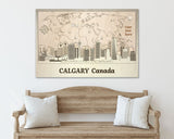 Calgary Skyline - Wooden Wall Decor