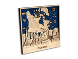 Canada Skyline - Wooden Wall Decor